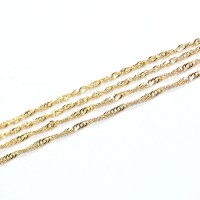 Gold Plated Chain Singapore 50cm / 1.0mm