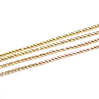 CorrenteFolheadoaOuroRabodeRato50cm/2.0mm