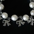 Portugus pulsera de acero con Pearl y la cinta