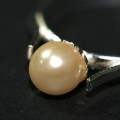 Ring of Silver 925 with Pearl