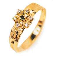 Graduation Ring Around 18K Gold 0750