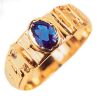 Graduation Ring Around 18K Gold 0750