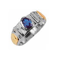 AneldeFormaturatodoemPrataPaldioeSmbolosemOuro18k0750