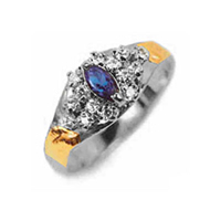 AneldeFormaturatodoemPrataPaldioeSmbolosemOuro18k0750