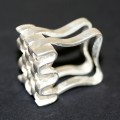 Ring Silver 925 Square Adjustable