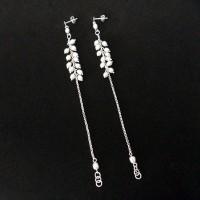 Earring 925 Silver Pearl Granada