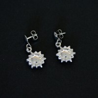 Earring Steel Sun