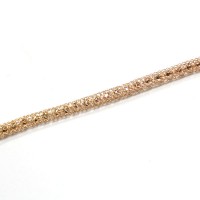 PulseiraSemiJiaFolheadoaOuro18cm/3.0mm