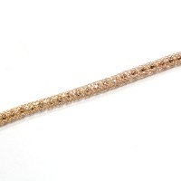 Pulseira Semi Jia Folheado a Ouro 18cm / 3.0mm