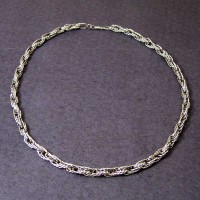 Necklace Steel Worked