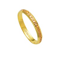 AlianadeOuro18k750eOuroVermelhoLargura2.80mmAltura1.00mm