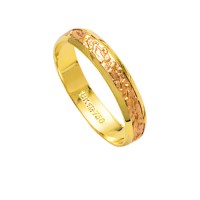 AliançadeOuro18k750eOuroVermelhoLargura4.00mmAltura1.00mm AliançadeOuro18k750eOuroVermelhoLargura4.00mmAltura1.00mm