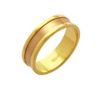 Alliance Gold 18k Gold 750 and Red Width 6.00mm Height 1.20mm