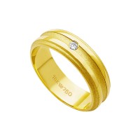 AlianadeOuro18k750com1Brilhantede3.50PontosLargura6.00mmAltura1.50mm
