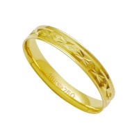 AlianaAnatmicadeOuro18k750Largura3.50mmAltura0.75mm