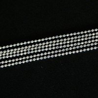 Corrente de Prata 925 Bolinha 1.0metro / 1.0mm Corrente de Prata 925 Bolinha 1.0metro / 1.0mm