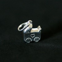 925 Silver Pendant Mini Buggy