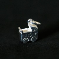 925 Silver Pendant Mini Buggy