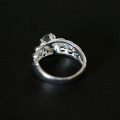 925 Anillo de Plata con Zirconia ADN