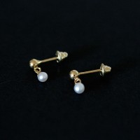 BrincodeOuro18kMimocomProlaNaturalEsferaCream3,00mm