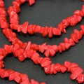 ColarPedraPreciosaCoral86cm