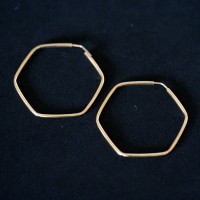 Earring 18k Gold Ring 0750