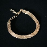 Pulseira Semi Jia Folheado a Ouro 18cm / 5.0mm