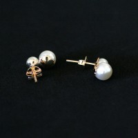 Earring Gold Plated Jewelry Semi Jasmine