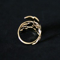 Semi Ring Jewelry Gold Plated Vine