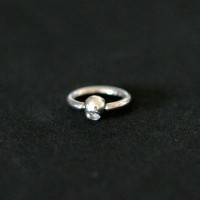 PiercingAoCirurgico316LCaptivecomPedraCrystal1,2mmx6mm