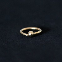 Piercing 24k chapado en oro Cautivo 1.2mm x 8mm