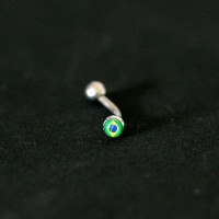 PiercingSobrancelhaMicrobellCurvoAoCirurgico316LcomLogoBrasil1,2mmx8mm