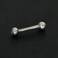 PiercingMicrobeldeOrelhadeOuroBranco18kdeRetodeBolinhacomPedrasZirconia