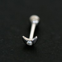 PiercingMicrobeldeOrelhadeOuroBranco18kdeMeiaLuacomPedrasZirconia