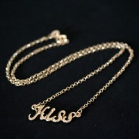 Choker Gold Plated Jewelry Semi Kiss 40cm