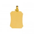 Yellow gold pendants for recording picture 15.1 mm x 12.1 mm / 0.7 g