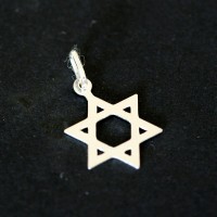 Pendant 925 Silver Star of David