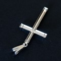 Pingente de Aço Crucifixo Cristo Pingente de Aço Crucifixo Cristo