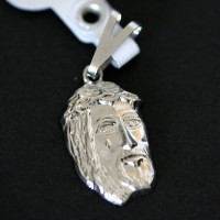 Pendant Steel Face of Christ Mini