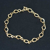 Bracelet in Golden Ring 18cm