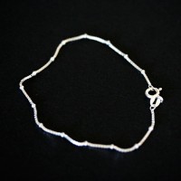 Pulseira de Prata 925 com Bolinhas