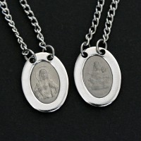 Scapular Oval Stainless Steel Matte