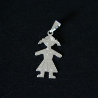 Steel Pendant Girl