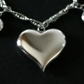 Steel Bracelet Twisted Heart