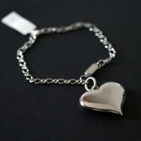 Steel Heart Bracelet