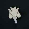 Pingente de Aço Anjo com Ouro Pingente de Aço Anjo com Ouro