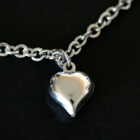 Steel Heart Anklet Portuguese