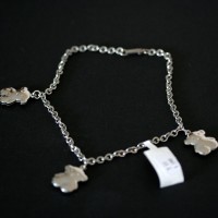 Steel Bear Anklet Portuguese