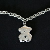 Steel Bear Anklet Portuguese