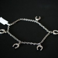 Steel Horseshoe Anklet Portuguese